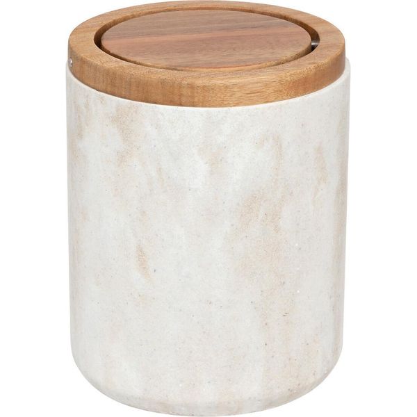 5Five Simply Smart TischmüLleimer Come, MüLleimer, Abfalleimer, Polyresin, Beige, 1.5 L, 204928A-image