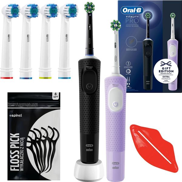 2X Spazzolino Elettrico Oral-B Vitality Pro D103 Duo + Accessori-image