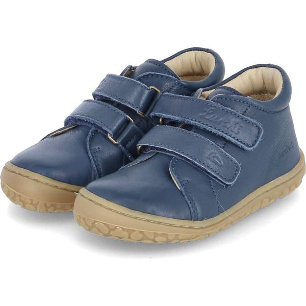 Lurchi Barefoot Scarpe Da Passeggio Per Bambini/ Scarpe Con Velcro Norik Blu Pelle Lisciataglia:20-image