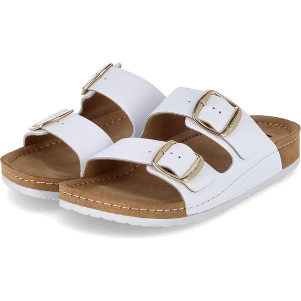Kaerlek Muli Da Donna In Pelle Liscia Bianca Misura: 36-image
