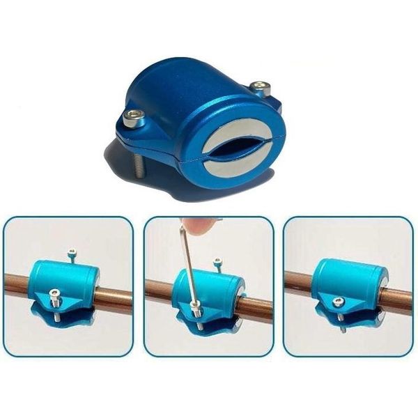 Ronyse - Addolcitore Magnetico - Magnete Professionale Per Addolcitore D'acqua - Tubo Dell'acqua Per Addolcitore - Blu - Anticalcare-image