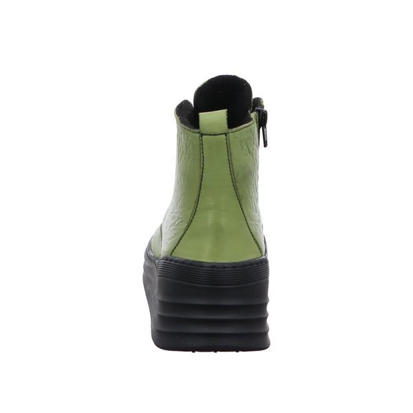 Gemini Stivaletto Donna In Pelle Texture Multicolore Con Zeppa 033652-02, Misura:40 Eu, Colore:Verde-image