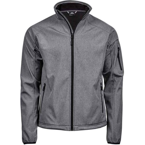Tee Jays - Giacca Softshell Leggera Da Uomo - Active PC4846 (3XL) (Grigio Screziato)-image