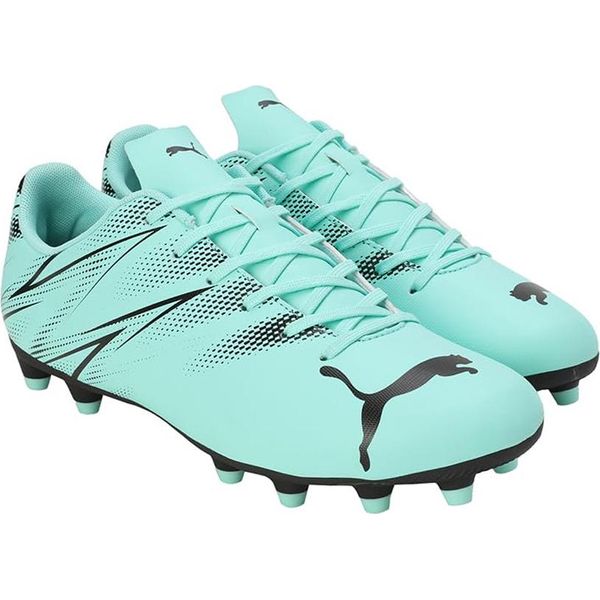 Puma - Scarpe Da Calcio Uomo "Attacanto Fg/Ag"" RD3456 (42 Eu) (Verde Menta/Nero)"-image