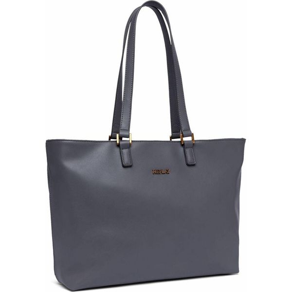 Replay Borsa A Tracolla Borsa Shopper Shoulder Bag Granite Gray Grigio-image