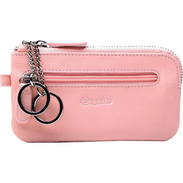 Esquire Pelle Caso Chiave Viktoria Key Case With Cc Apricot Blush Rosa-image