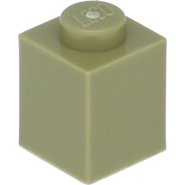 Lego® 1 Pezzo 3005 Mattoncini 1X1 Parte Mattoncini Base 1 Verde Oliva-image