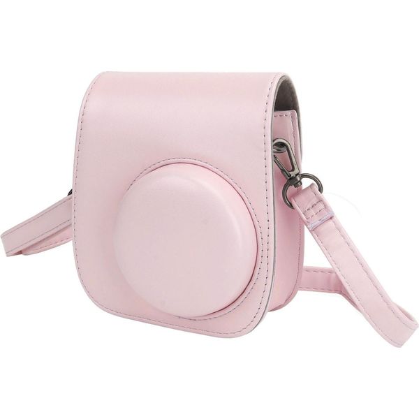 Mini Macchina Fotografica Istantanea Borsa Protettiva Custodia Inpoliuretanoper Fujifilm Instax Mini 12 Con Album Filtri Cornici Adesivi Colorati (Rosa)-image