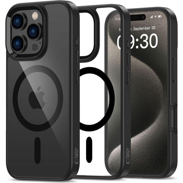 Tech-Protect Magmat Magsafe Iphone 16 Pro Nero/Chiaro-image