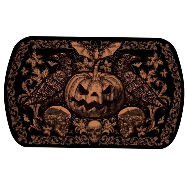Halloween Cemetery Decoration Undead Bowl Horror Skull Spooky Design Party Item Dark Atmosphere Sparkling Mystical Element, Colore: Multicolore-image