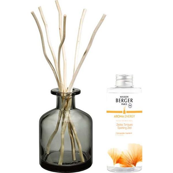 Set Regalo Aroma Energy Diffusore Grigio + Ricarica Fresh Tonic 200 Ml-image