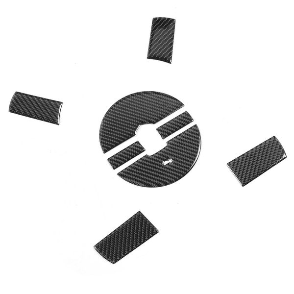 Rivestimento Del Volante, Copertura Dei Pulsanti Del Volante, Decorazione Del Volante, Decalcomania Della Copertura Del Volante, Copertura Del Pannello Del Volante, Rivestimento Interno In Fibra Di Carbonio-image