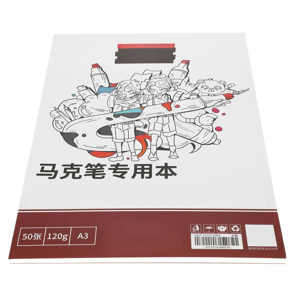 Libro Di Carta Per Pittura, Libro Di Carta Per Pittura Per Pennarello, Libro Di Carta Per Pittura A4, Libro Di Disegno Con Pennarello, Libro Di Pittura, Blocco Di Carta Per Pittura Con Pennarello-image