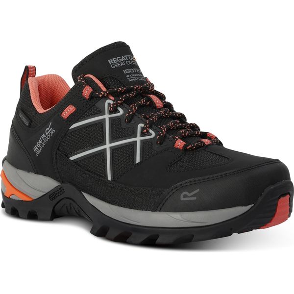 Regatta - Scarpe Da Trekking Da Donna "Samaris Iii"" RG10050 (37 Eu) (Nero/Satsuma)"-image