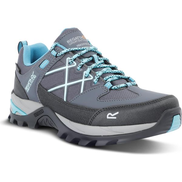 Regatta - Scarpe Da Trekking Da Donna "Samaris Iii"" RG10050 (38 Eu) (Grigio Acciaio/Turchese)"-image