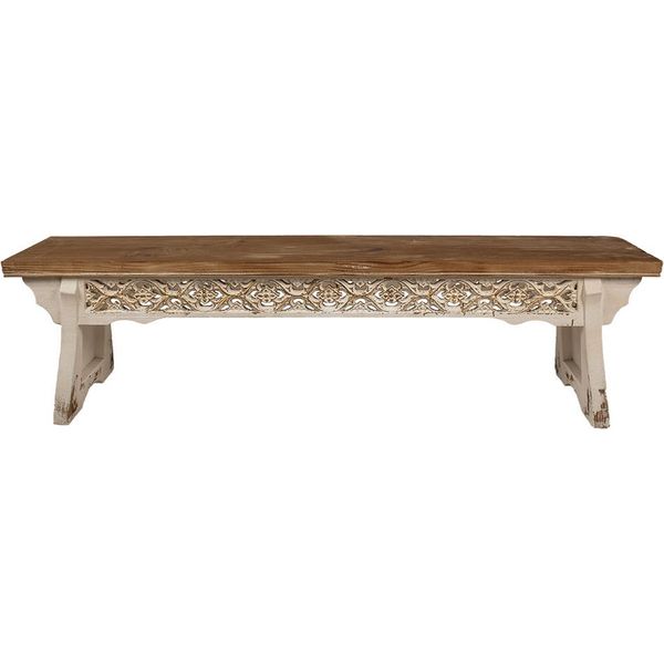 Panca Clayre & Eef 169X36X46 Cm Legno Marrone-image
