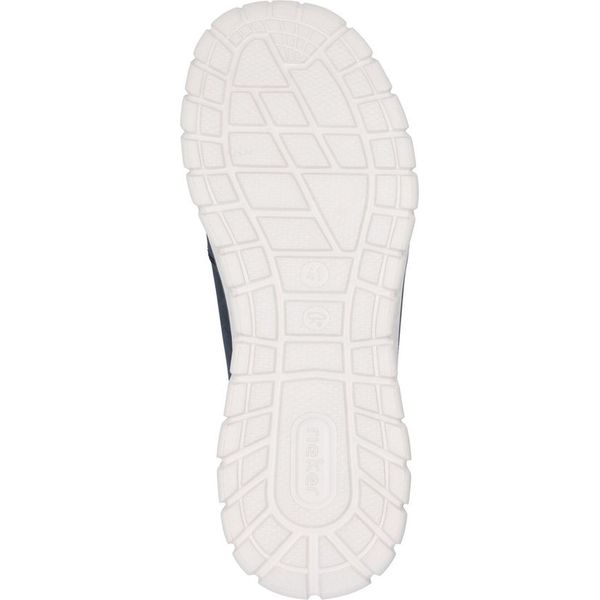Rieker Scarpa Bassa Stringata Da Uomo Blu-Marrone-Bianco, Colore:Blu, Taglia EU:42-image