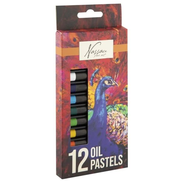 Craft Sensations Oil Pastels Set 12 Colori - Pastelli Per Artisti Altamente Pigmentati - Perfetti Per Il Disegno, La Pittura E I Progetti Artistici Creativi-image