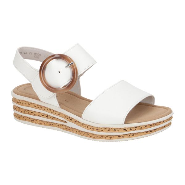 Gabor 84.550 Sandali Da Donna - Sandali Con Cinturini Bianchi Eleganti Nuovi-image