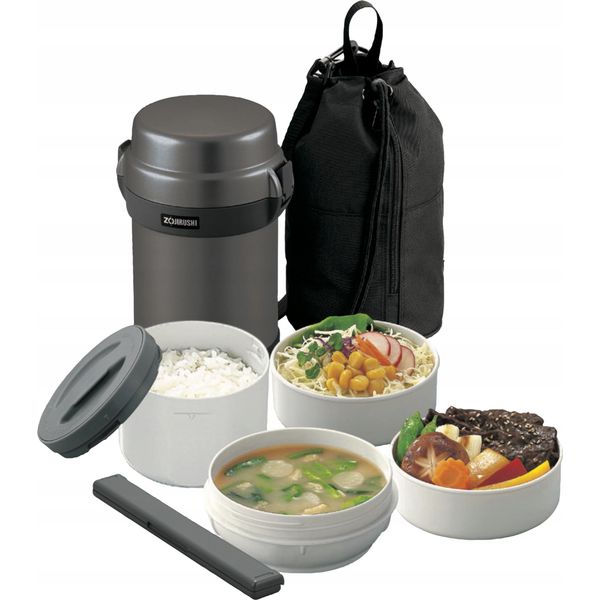 Zojirushi SL-JAF14-HG Brocca Thermos Da Pranzo Da 1,23 Litri In Grafite-image