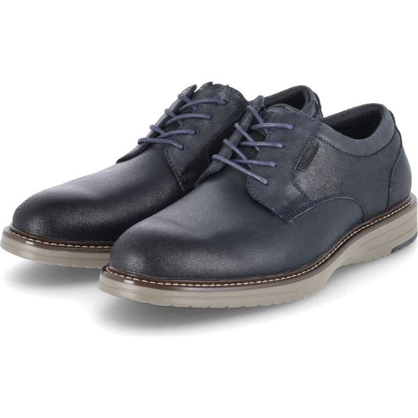 Bullboxer Scarpe Basse Da Uomo Blu Scuro In Pelle Scamosciatataglia:41-image