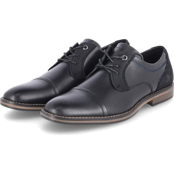 Bullboxer Scarpe Basse Da Uomo Scarpe Business Nero Sintetico Artigianaletaglia:44-image
