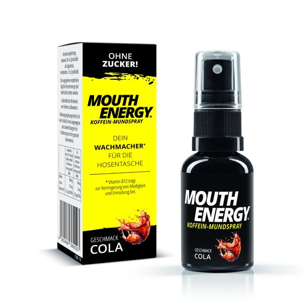 Mouth Energy Caffeine Mouth Spray Cola | Il Vostro Risveglio Per Le Tasche - Le Bevande Energetiche E Le Compresse Di Caffeina Appartengono Al Passato, Con Vitamina B12 E Taurina-image
