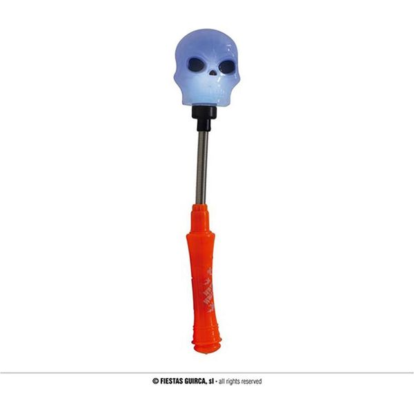 Guirca Bacchetta A Teschio Con Luce 24 Cm Taglia Unica-image