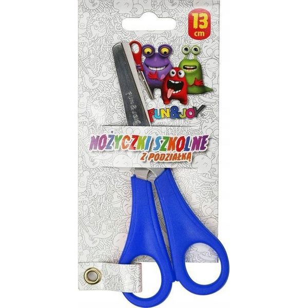 Forbici Graduate Per La Scuola 13 Cm In Blister Fun&Joy-image