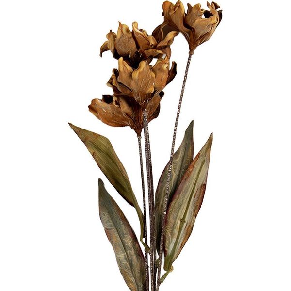 Fiore Artificiale Clayre & Eef 8X5X60 Cm Plastica Beige-image