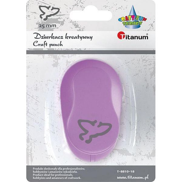 Punzone Decorativo 25 Mm Dove Outline Titanum Serie Craft-Fun - 18-image