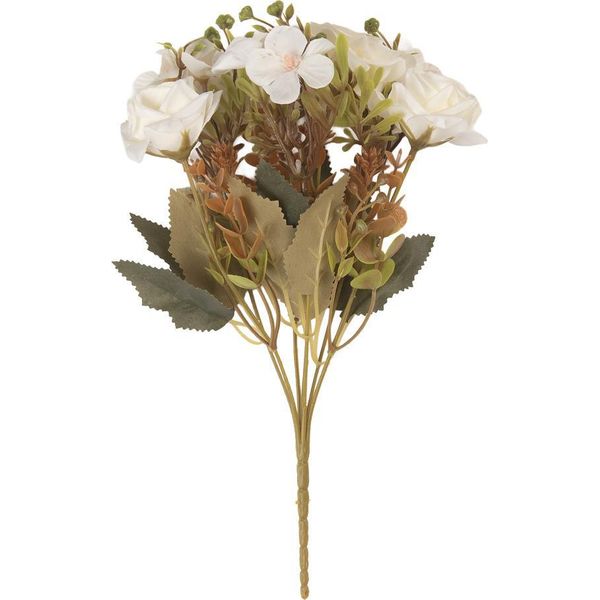 Fiore Artificiale Clayre & Eef 29 Cm In Plastica Bianca-image