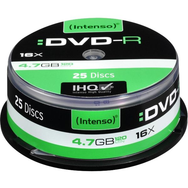 Intenso, DVD-R 4,7 Gb Spindel, 25 StüCk-image