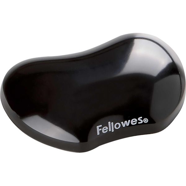 Fellowes Gel Crystals Flex Rest - Poggiapolsi - Nero-image