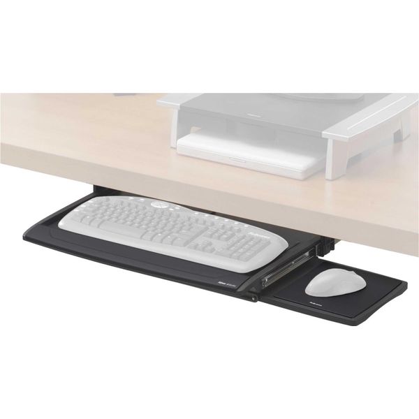 Fellowes Office Suites Deluxe - Vassoio Per Tastiera - Nero, Argento-image