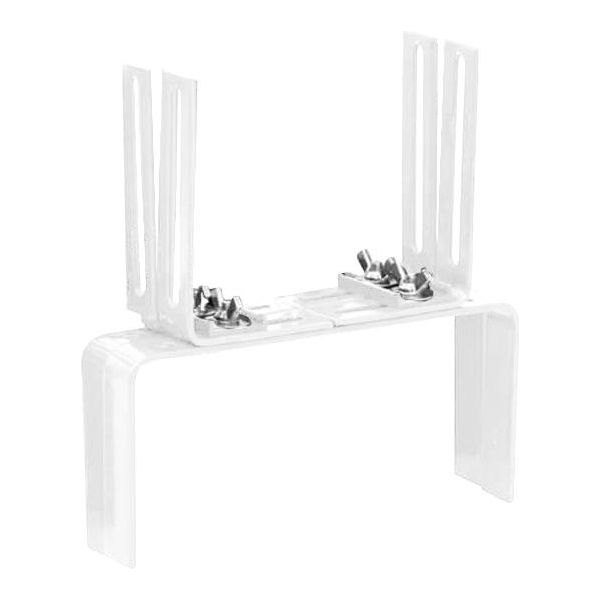 Siena Garden Supporto Per Cassette Ad H Montato Bianco, 1 Coppia-image