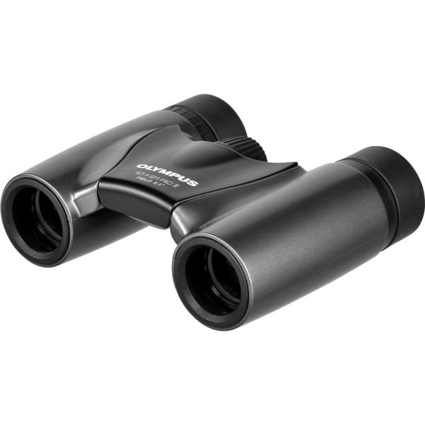 Olympus - Binocolo 10 X 21 Rc Ii - Montaggio A Tetto - Argento Scuro-image