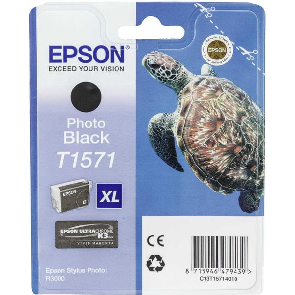 Epson T1571 - 25,9 Ml - Nero Fotografico - Originale - Blister - Cartuccia D'inchiostro-image