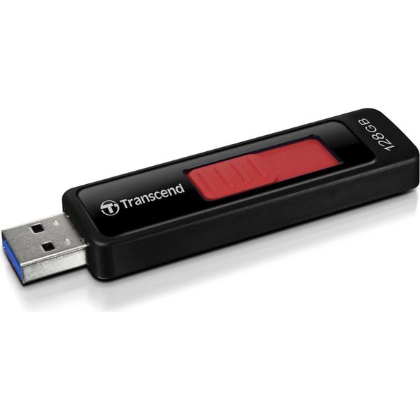 Transcend Jetflash 760 - Chiavetta Usb - 128 Gb - Usb 3.0 - Nero-image