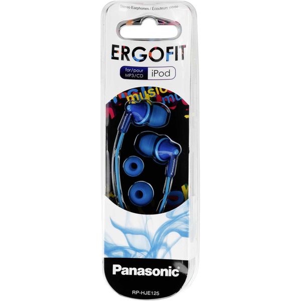 Panasonic RP-HJE125E-A - Ergofit - Auricolari - In-Ear - Con Cavo - Spina Da 3,5 Mm-image