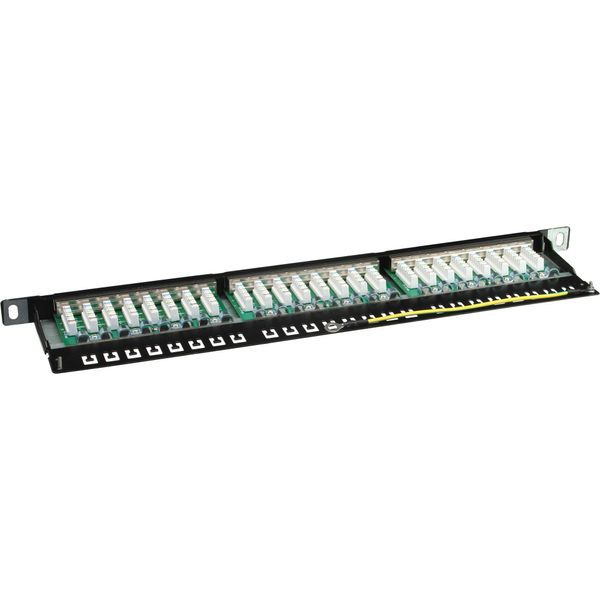 Inline - Patch Panel - RJ-45 X 24 - Schwarz, Ral 9005 - 0,5U (76224B)-image