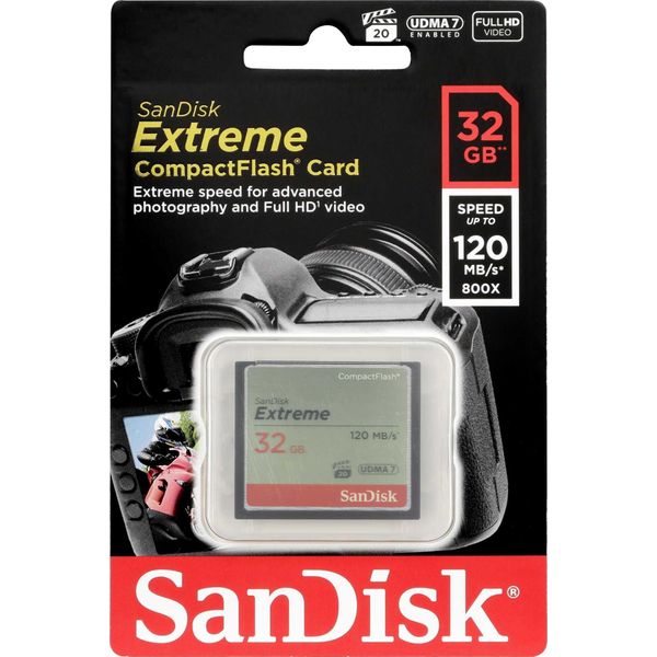 Sandisk Extreme - Flash-Speicherkarte - 32 Gb - 567X - Compactflash-image