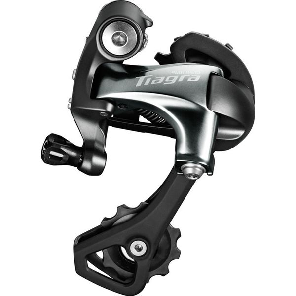 Shimano IRD4700GS Deragliatore Posteriore Tiagra A 10 Velocità, RD-4700 Gs, Gabbia Lunga (11-34 Denti), Nero/Grigio-image