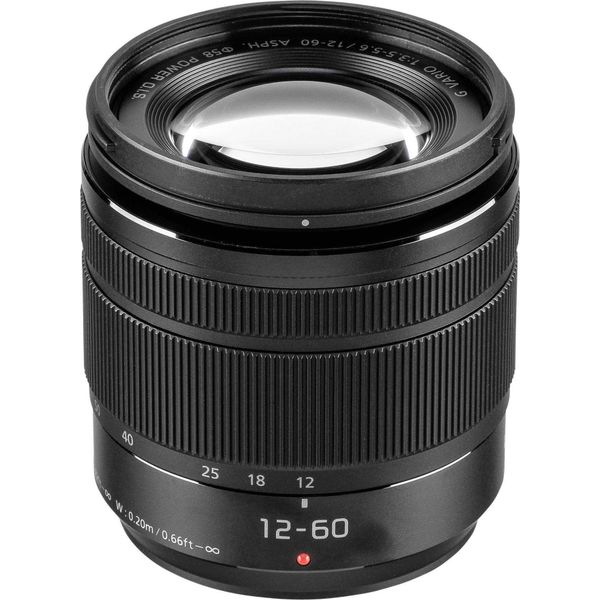 Panasonic Lumix G Vario H-FS12060E Obiettivo Teleobiettivo 12-60Mm F3.5 5.6 Nero-image