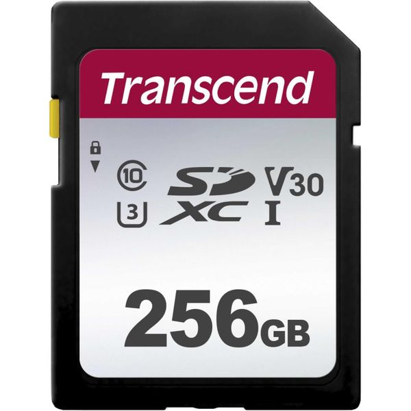 Transcend 300S - Scheda Di Memoria Flash - 256 Gb - Classe Video V30 / UHS-I U3 / Classe10 - Sdxc UHS-I-image