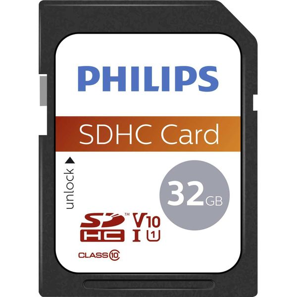 Philips FM32SD45B - Scheda Di Memoria Flash - 32 Gb - Classe 10 - Sdhc-image