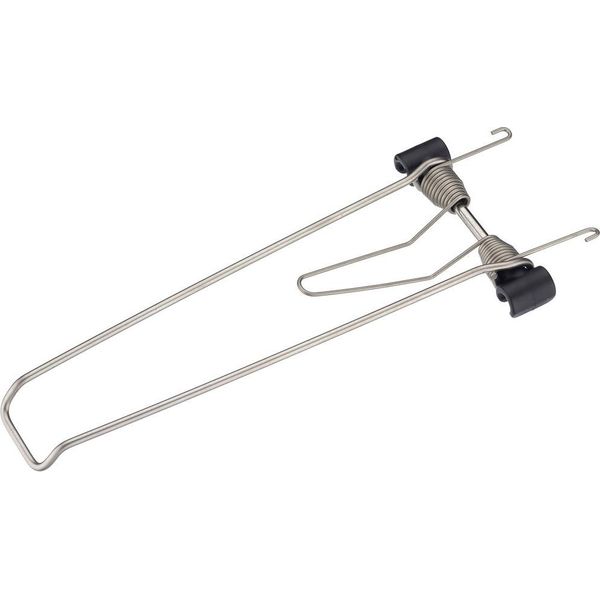 Racktime 70000-02-10 Aletta A Molla Clampit Per Modelli Lightit, Acciaio Inox-image