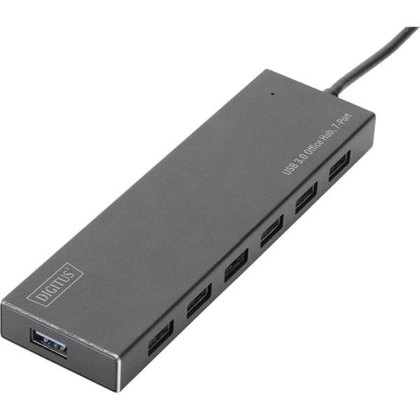 Digitus Usb 3.0 Office Hub DA-70241-1 - Hub - 7 X Usb 3.0 Superspeed - Desktop-image