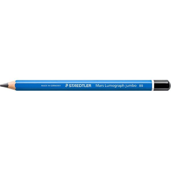 Staedtler 100J-8B Matita Jumbo Staedtler Mars Lumograph, Grado Di Durezza: 8B-image