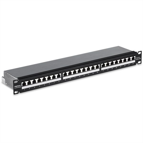 Trendnet TC-P24C6AS Trendnet Patchpanel 24-Port Cat6A Geschirmt 19""-image